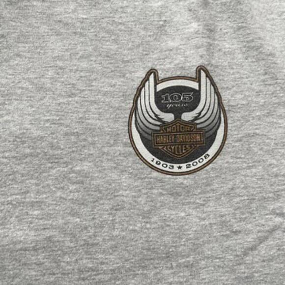 2008 Harley-Davidson 105th Anniversary Tee –American Classic - Picture 2 of 4